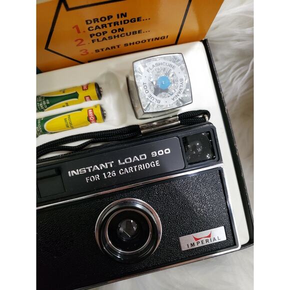 Vintage 1970's IMPERIAL Instant Load 900 for 126 Cartridge Camera Advertising - Picture 5 of 11